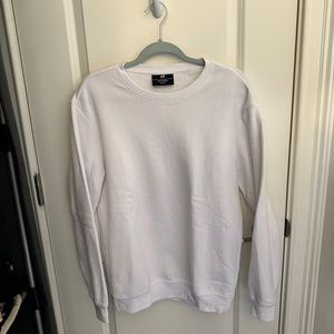 H&M Men’s Small White Crewneck Sweater